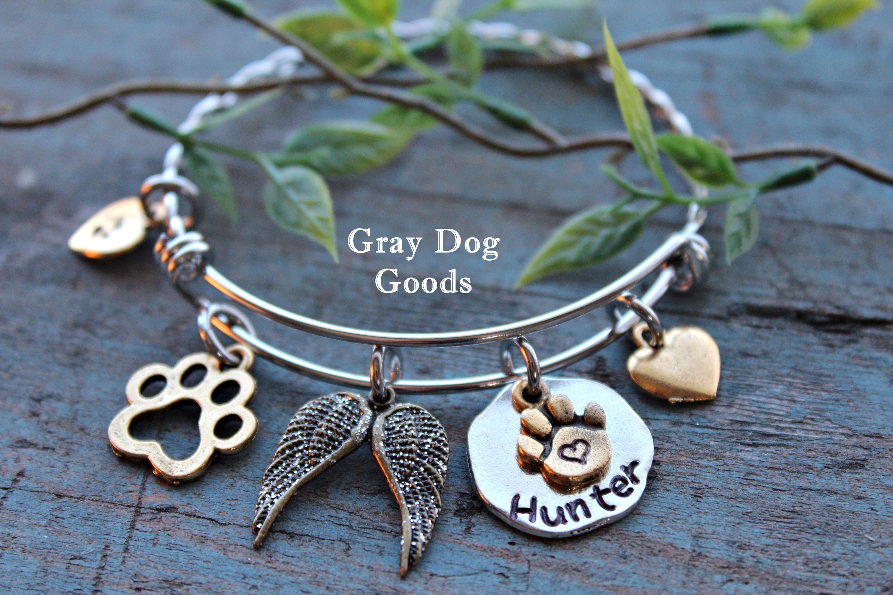 Dog Memorial Bracelet Pet Memorial Jewelry Pet Loss Loss of Etsy