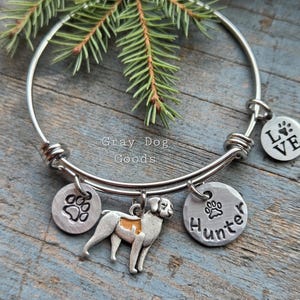 Brittany Spaniel Bracelet, Brittany Jewelry, Gift For Dog Lover, Personalized Dog Jewelry, Brittany Mom