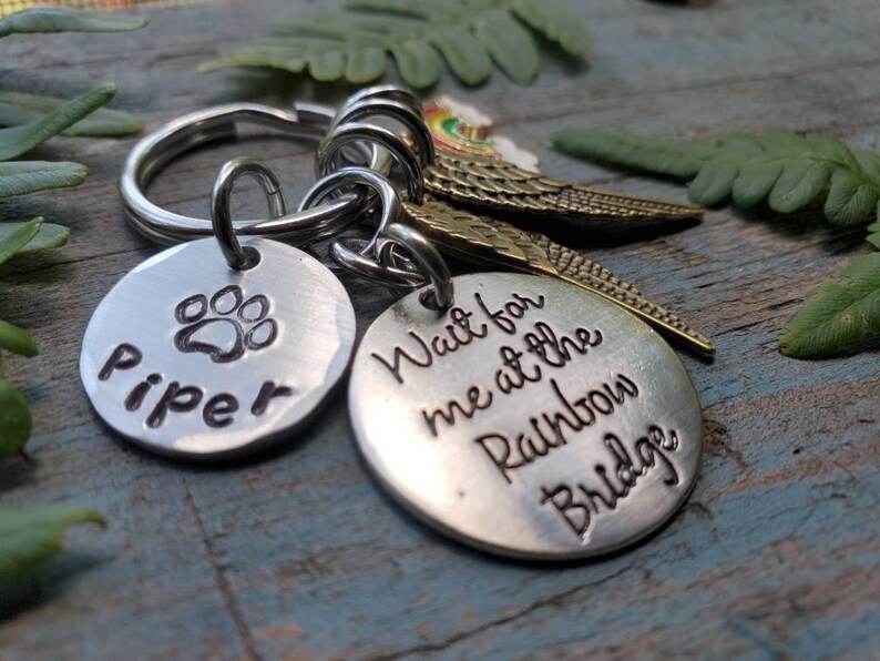 Pet Memorial Key Chain Pet Sympathy Gift Loss of Dog Loss Etsy