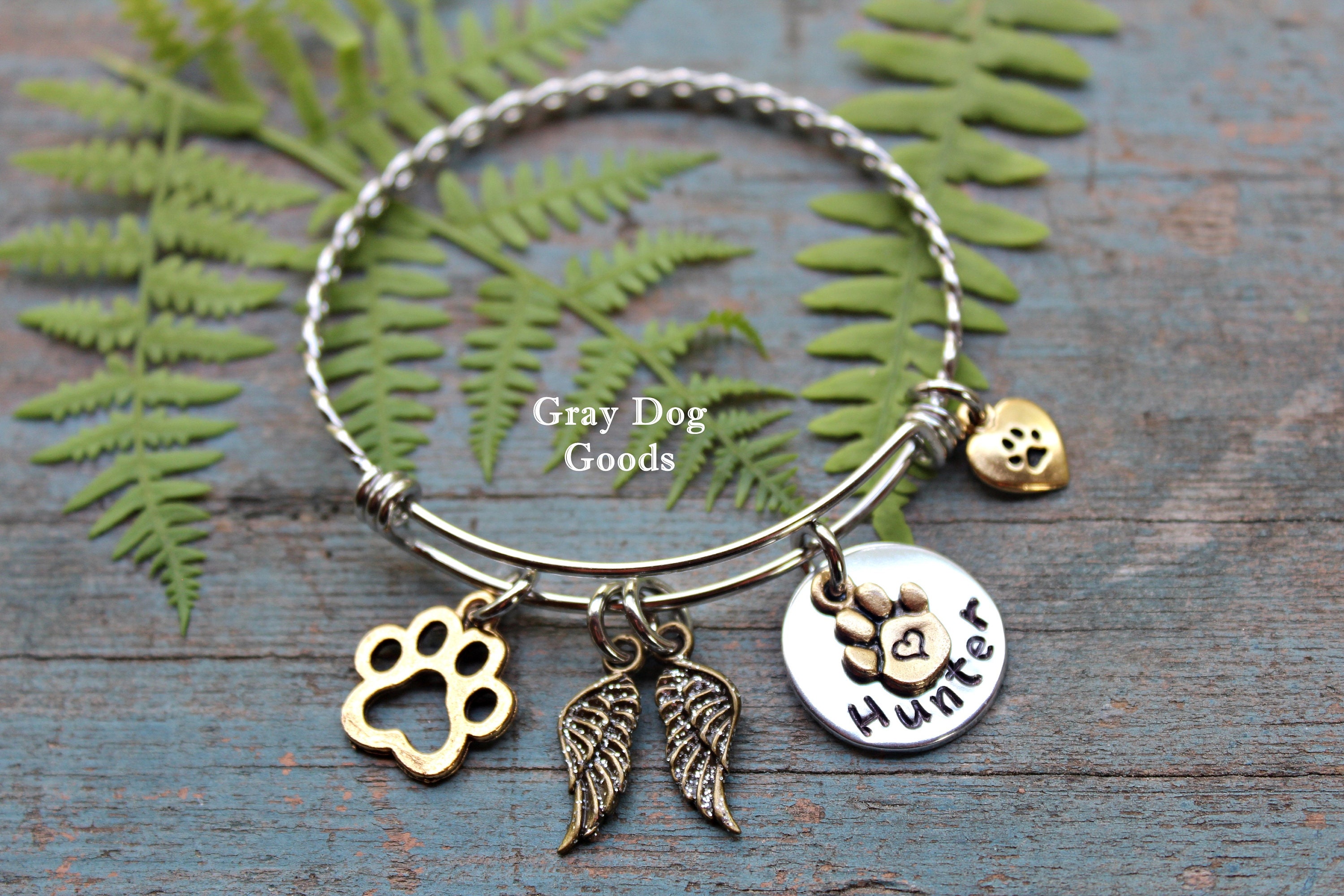 Dog Memorial Bracelet Pet Memorial Jewelry Pet Loss Loss of Etsy