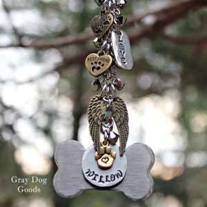 Dog Memorial Car Mirror Charm image 7