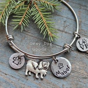 Pekingese Bracelet, Pekingese Jewelry, Personalized Dog Bracelet, Pekingese Mom