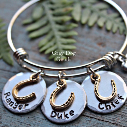 Horse Bracelet Horse Mom Jewelry Personalized Horse Etsy