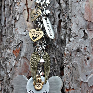 Dog Memorial Car Mirror Charm image 8