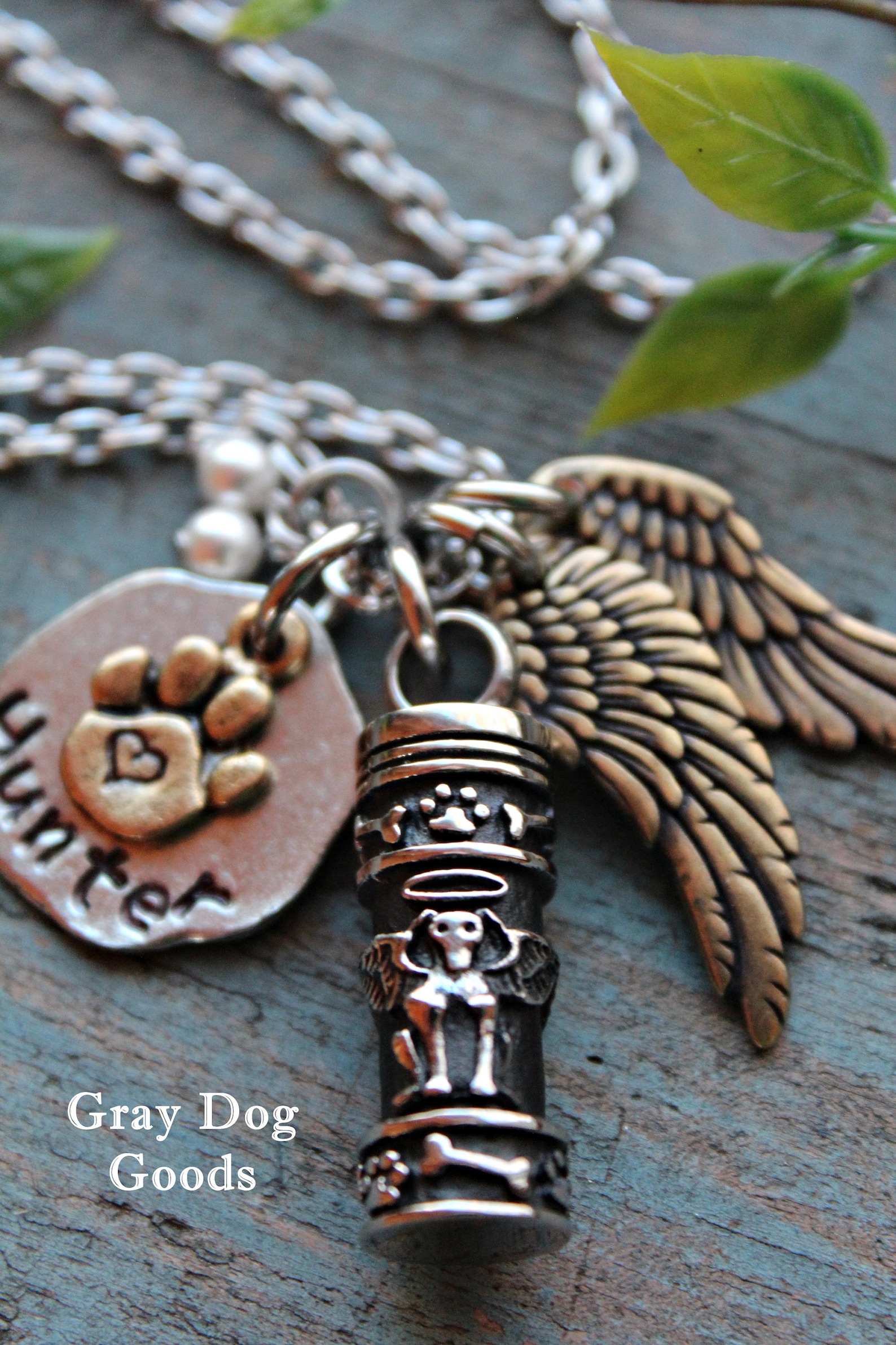 Dog Urn Necklace Cremation Urn Pet Memorial Jewelry Loss of Etsy
