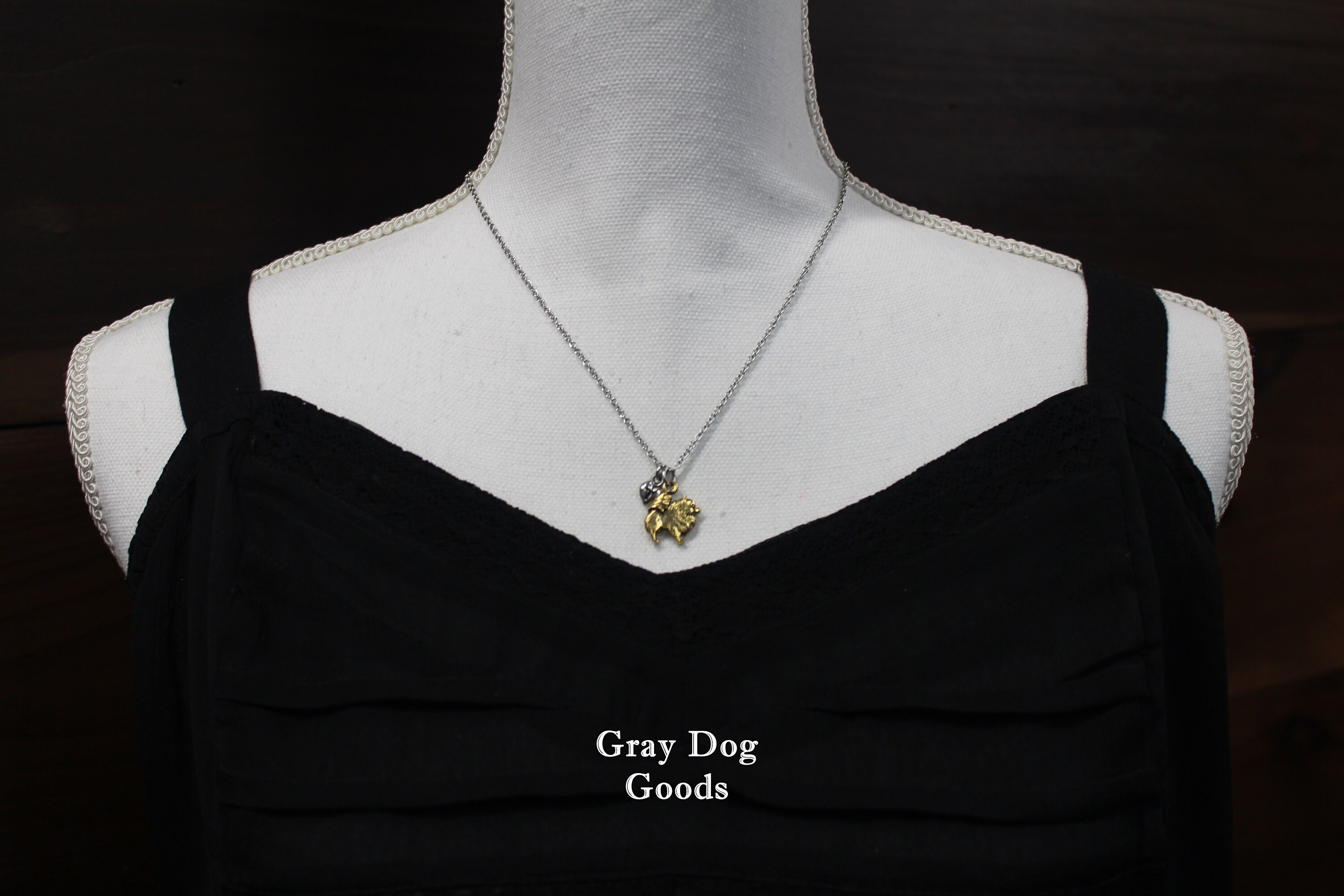 Pomeranian Necklace Pomeranian Jewelry Dog Necklace Dog Mom Etsy