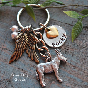 Donkey Memorial Key Chain, Pet Memorial Key Chain, Donkey Key Chain, Pet Donkey Mule, Read Full Listing Details