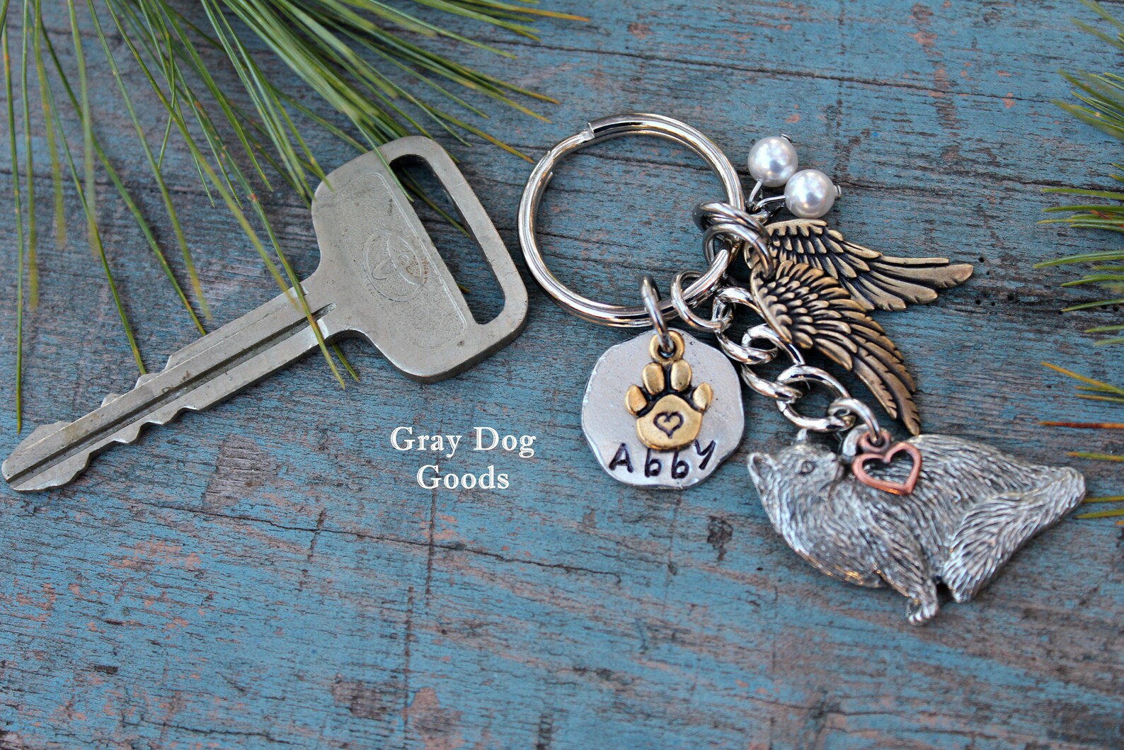Cat Memorial Key Chain Pet Memorial Key Chain Cat Key Chain Etsy