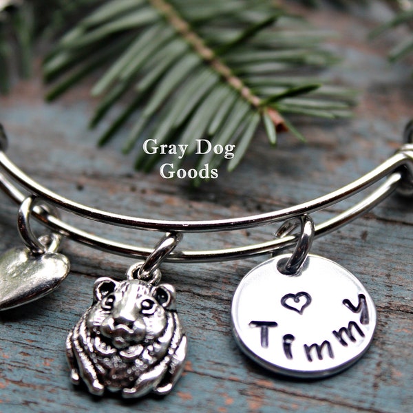 Guinea Pig Bracelet, Guinea Pig Jewelry, Hamster Jewelry, Fur Baby, Read Full Listing Details