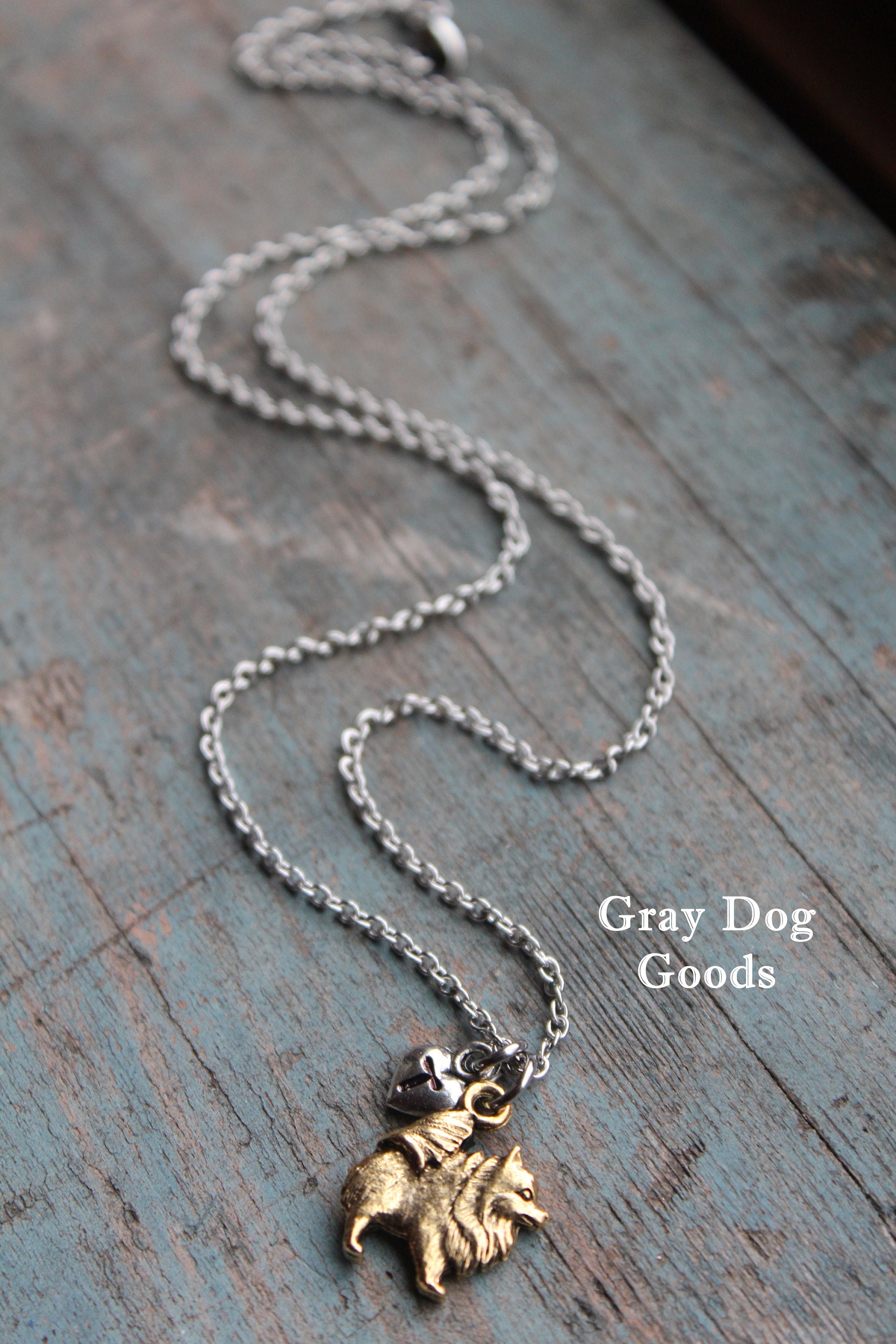 Pomeranian Necklace Pomeranian Jewelry Dog Necklace Dog Mom Etsy