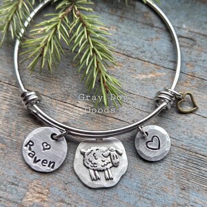 Sheep Bracelet, Sheep Lamb Memorial Bracelet, Pet Sheep
