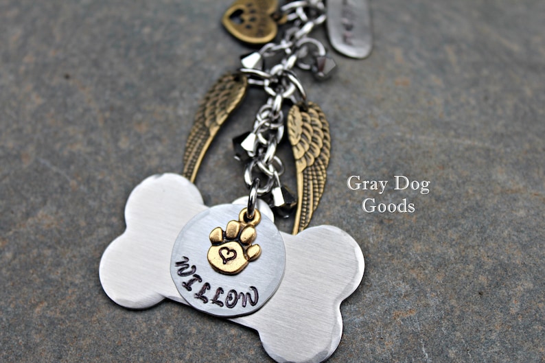 Dog Memorial Car Mirror Charm image 4