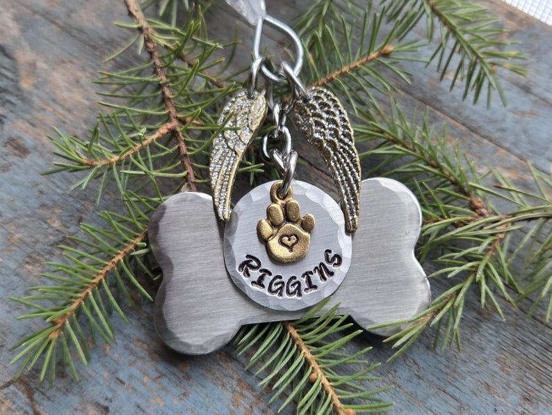 Dog Memorial Ornament, Loss of Dog, Dog Sympathy, Pet Memorial Ornament ...