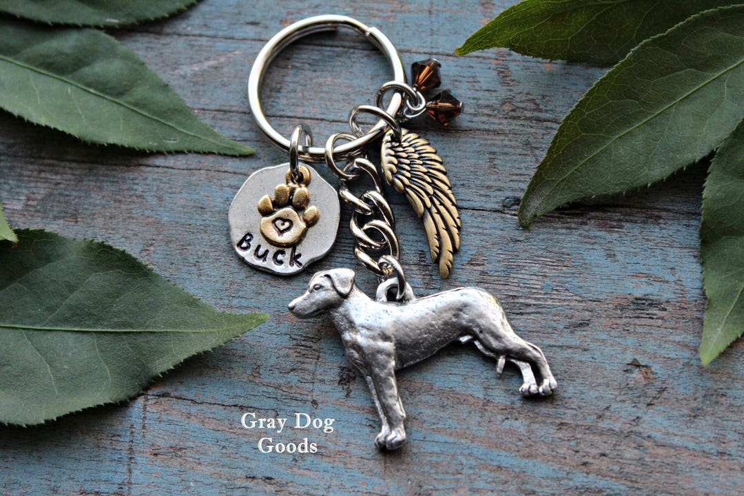 Rhodesian Ridgeback Memorial Key Chain, Ridgeback Key Chain, Rhodesian ...