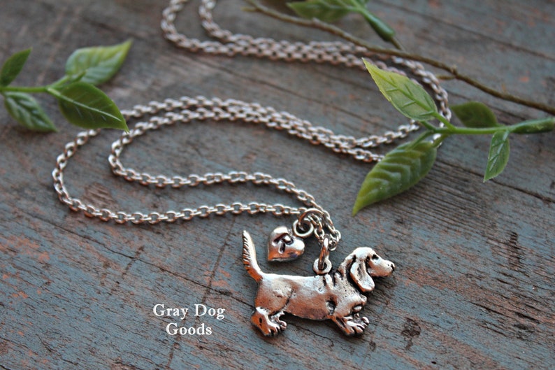 Basset Hound Necklace Basset Hound Jewelry Personalized Etsy