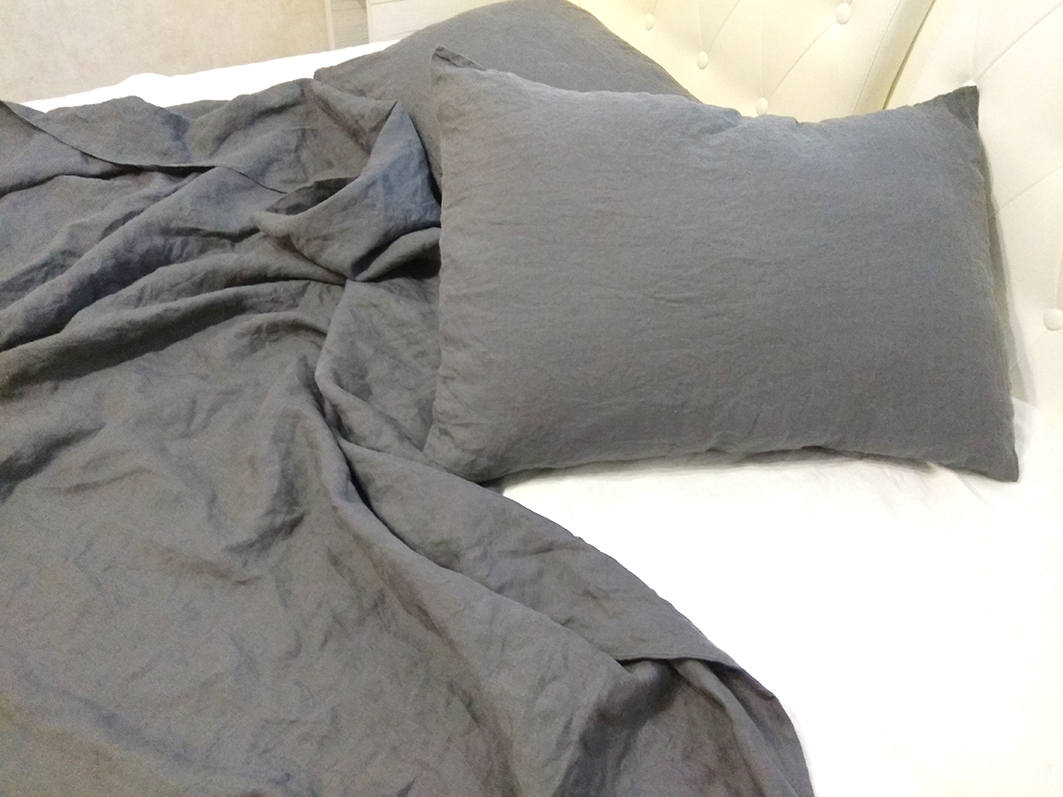 LINEN DUVET COVER Duvet Cover Buttons Closure Full/queen King Etsy