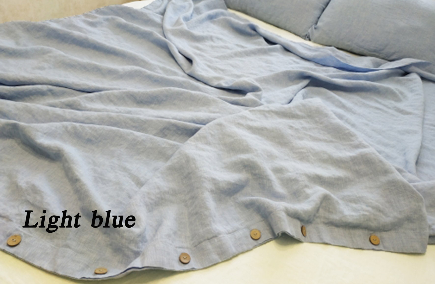 DUVET COVER 100 Linen Buttons Closure Linen Bedding Queen Etsy