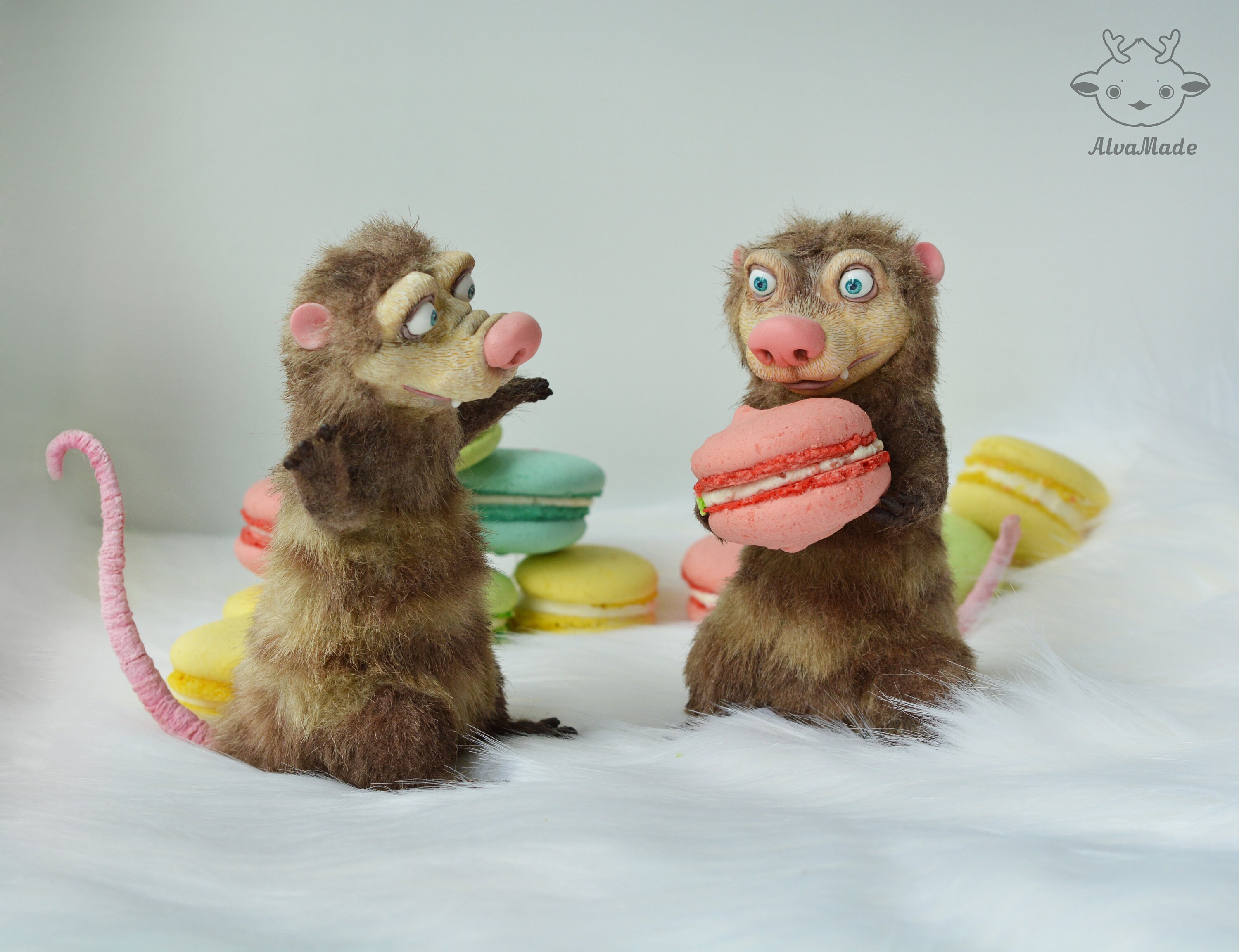Crash and Eddie opossum. Ice age Etsy
