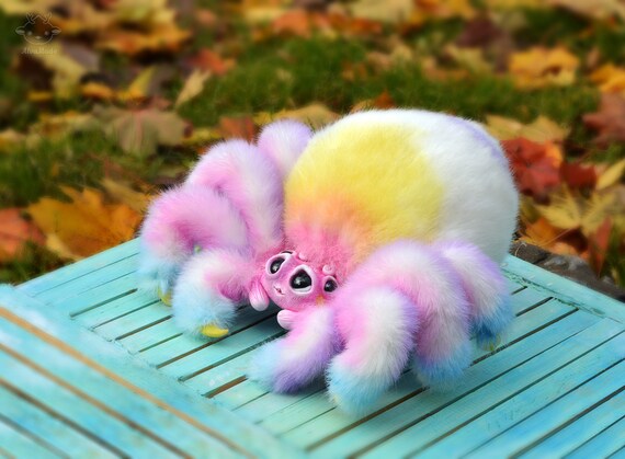 fluffy spider toy