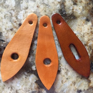 CUSTOM ORDER Real Natural Tan Dyed Vachetta Leather Luxury Handbag Zipper Pull Replacement
