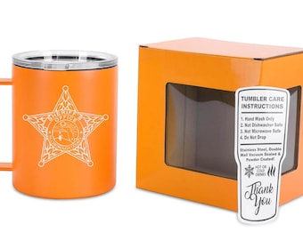 Hillsborough County Sheriff's Office Personalized 12oz. Camper Mug (Local Pickup/Drop-off Only)