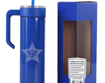 Hillsborough County Sheriff's Office Personalized 20oz. Tumbler with Optional Handle (Local Pickup/Drop-off Only)