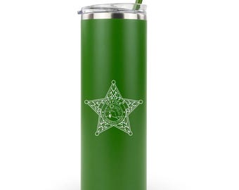 Hillsborough County Sheriff's Office Personalized 20oz. Tumbler (Local Pickup/Drop-Off Only)