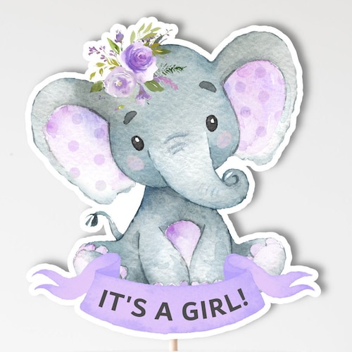 Purple Baby Elephant