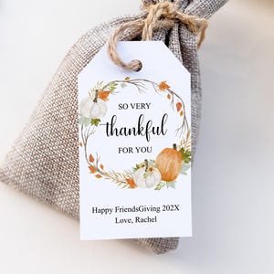 Editable Fall Thanksgiving Tag – So Very Thankful For You Friendsgiving Thank You Tag Printable Corjl 0117