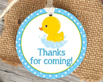 Yellow Rubber Duck Thank You for Coming Sticker Labels Set of 30 Children Birthday Baby Shower Yellow Rubber Duck Thank You for Coming Sticker Labels Set of 30 Children Birthday Baby Shower