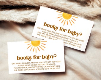 Livres de baby shower soleil pour bébé cartes Here Comes The Son Baby Shower Boho You are My Sunshine Baby Shower Jeu Imprimable PAS modifiable 0118