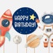 PRINTABLE Space Cake Topper Space Centerpieces Outer Space - Etsy