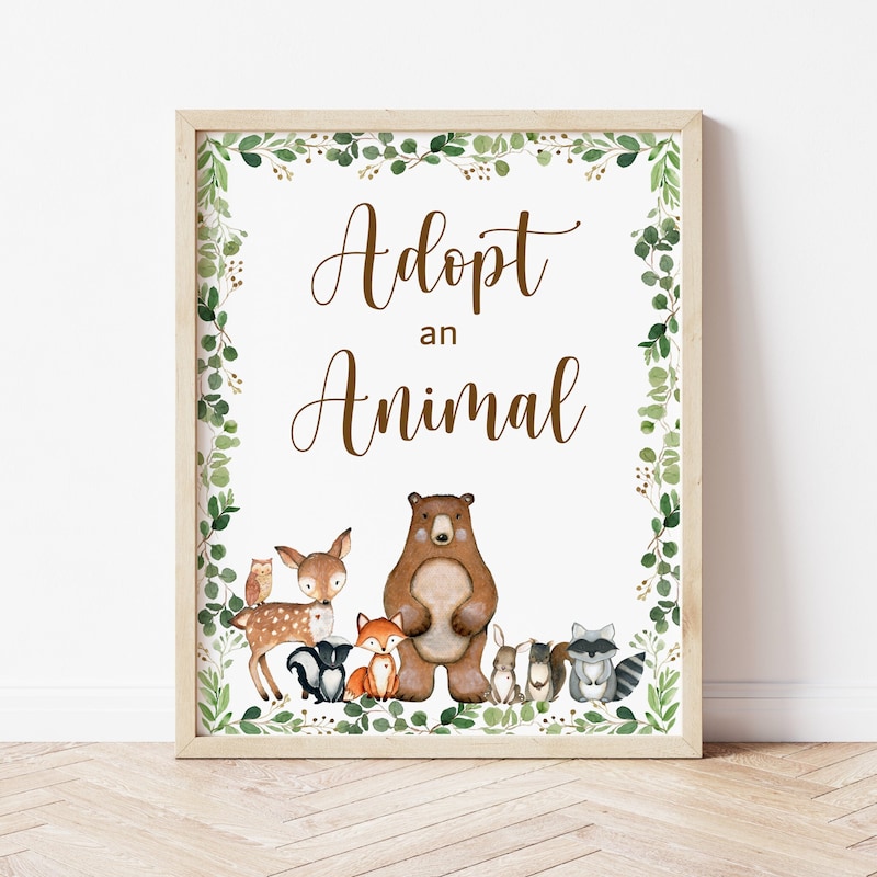 Adopt a Woodland Animal - Etsy