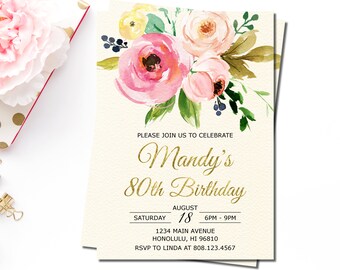 90th birthday invitations for