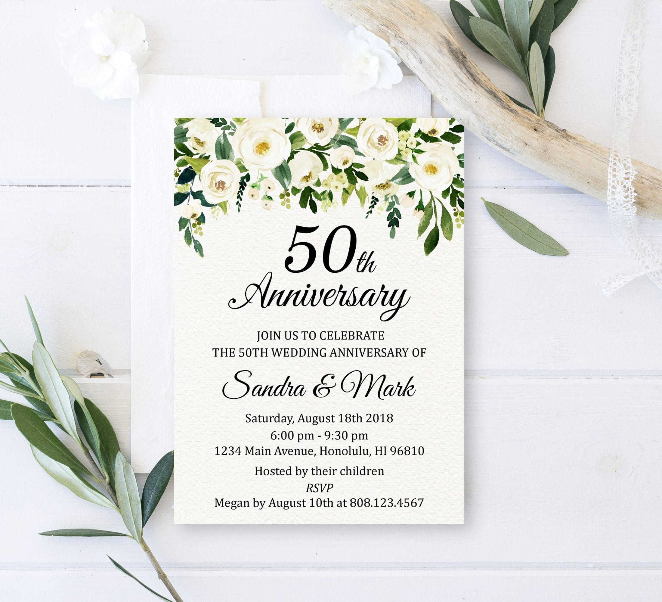 Invitation Double Anniversaire Mere Et Fils Toute année Verdure Invitation anniversaire Invitation - Etsy France