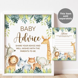 Guess the Sweet Mess Game Safari Baby Shower Jungle Baby Shower Game ...