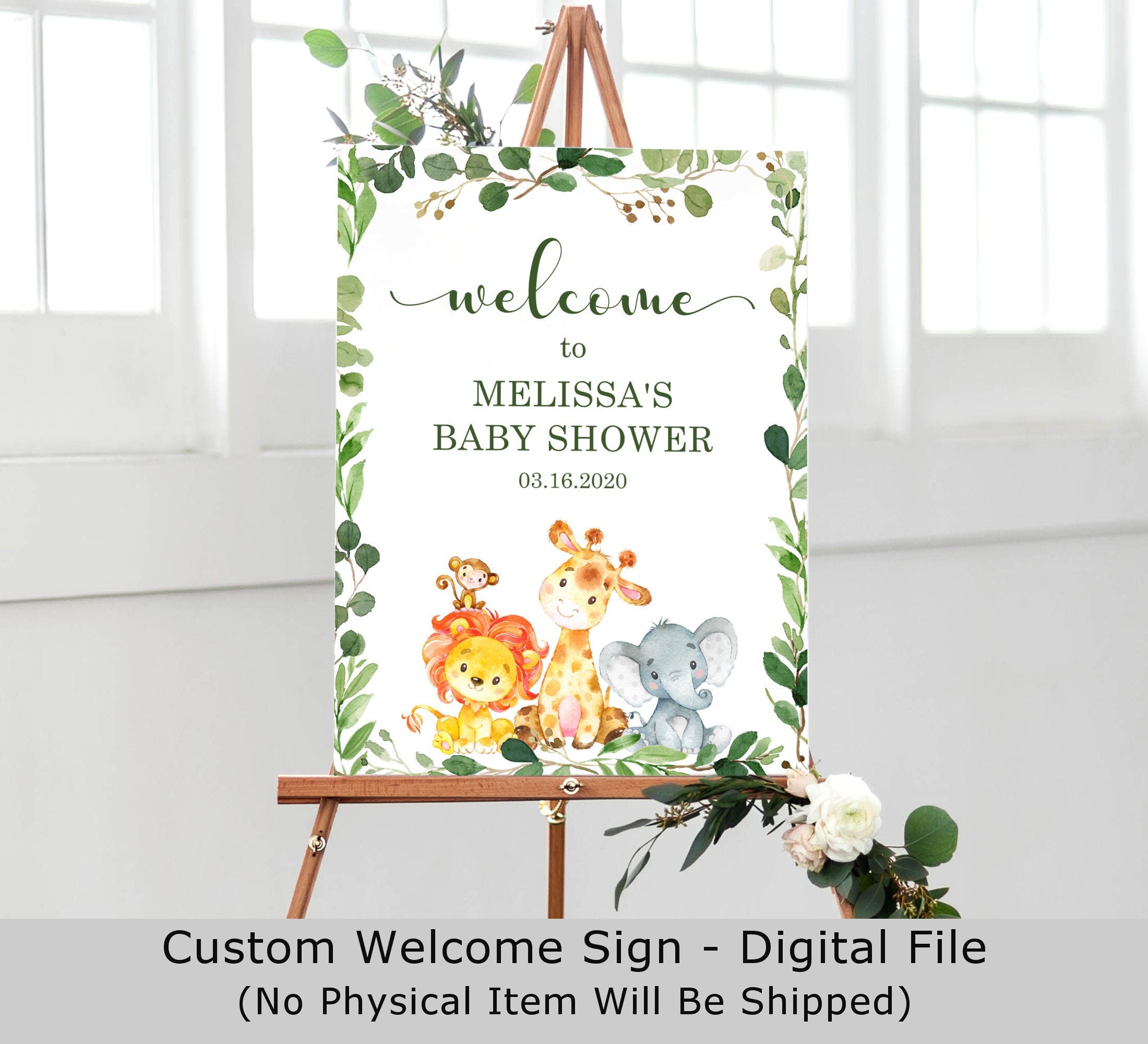 Safari Welcome Sign Jungle Welcome Sign Safari Animals - Etsy Australia