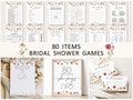 Editable Wildflower Bridal Shower Game Bundle Wedding Shower Games Printable Templates Corjl 0123