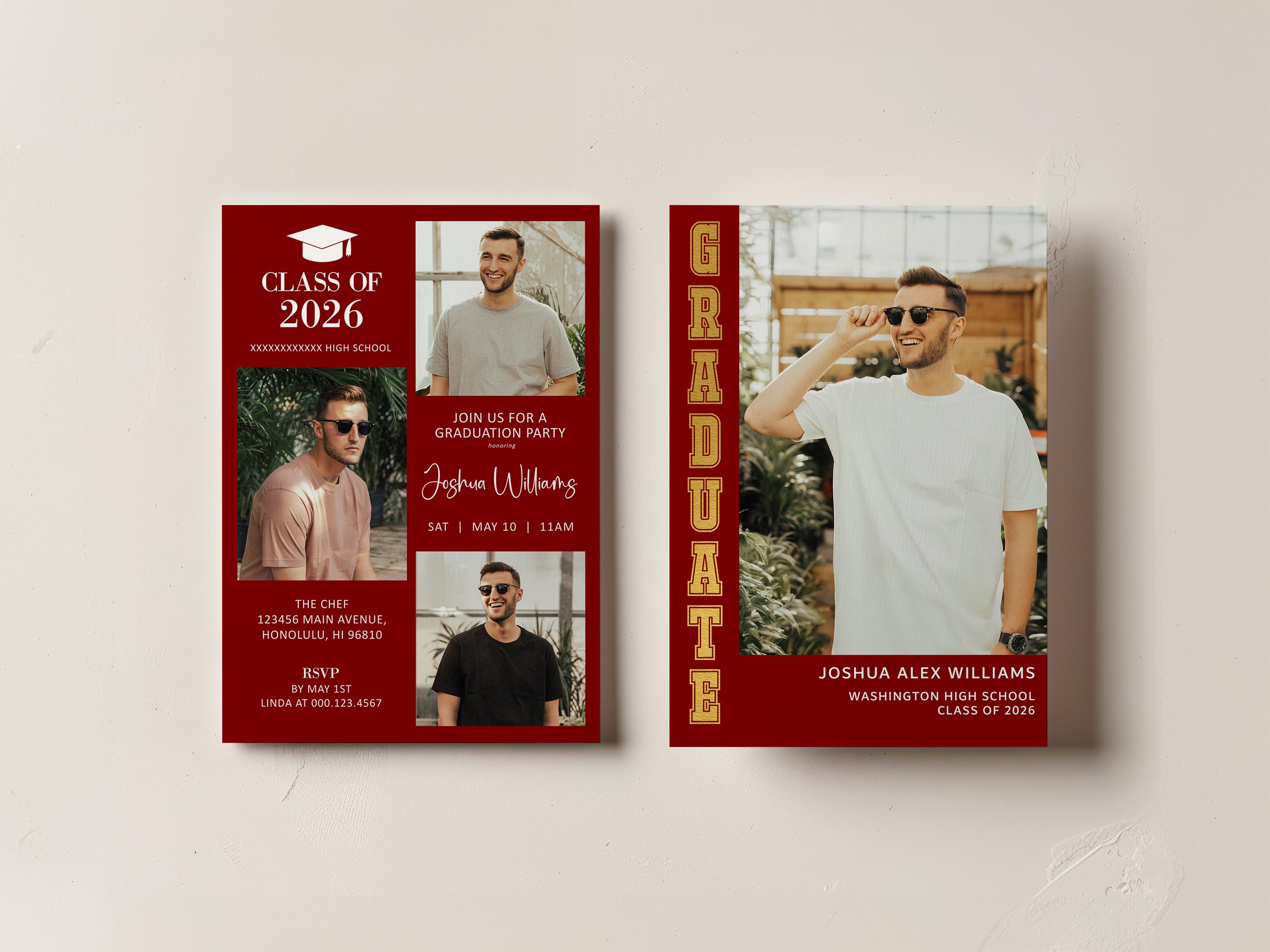 Usc College Graduation Invitation - Etsy