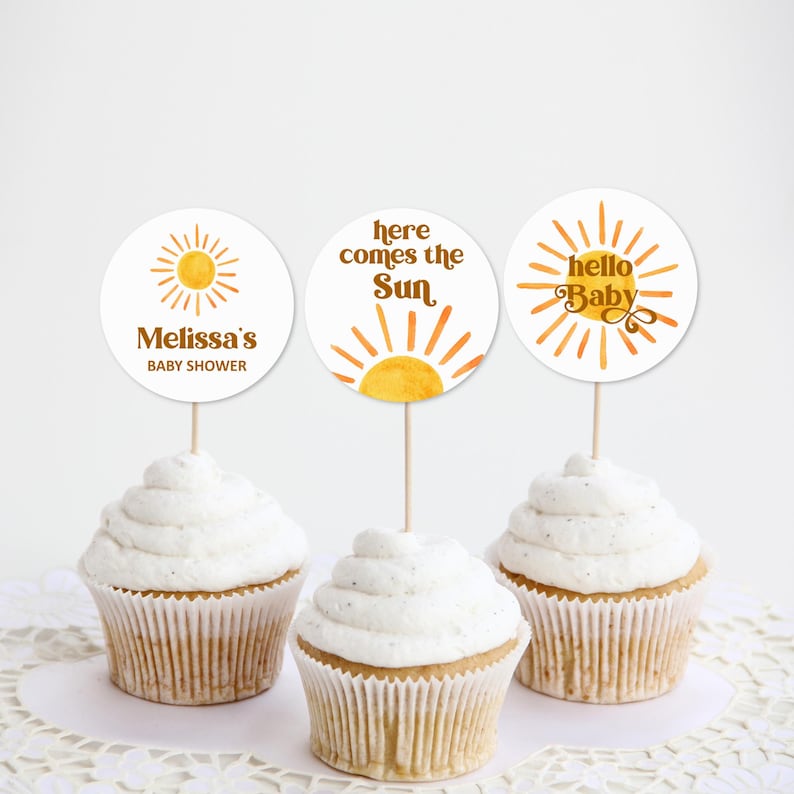 Sunshine Favors Please Take One Sign | Here Comes The Sun Birthday Baby Shower Favor Table Printable Sign PDF, 0118 image 9