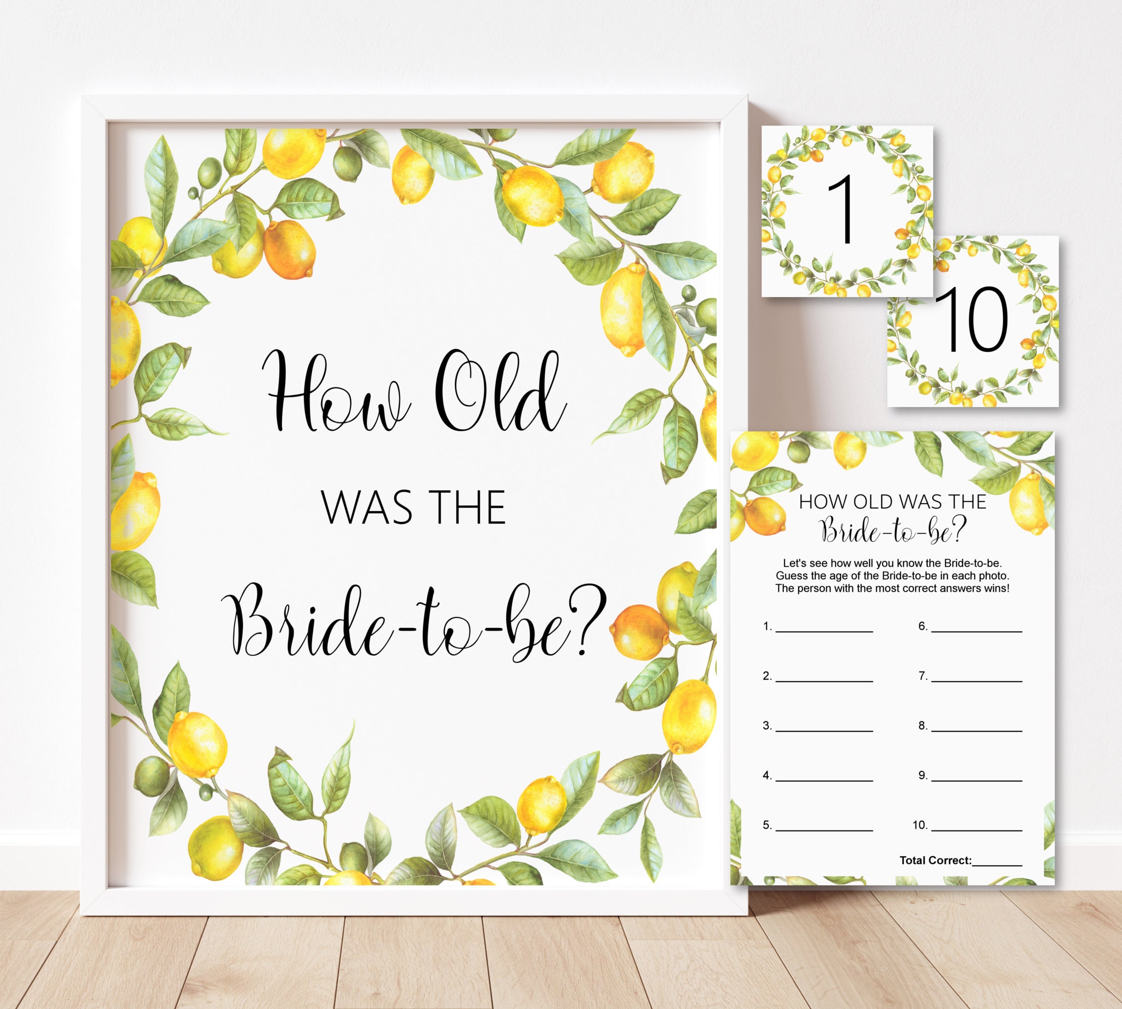 TFP16 lemon how old was the bride floral lemon instant download lemon