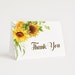 Sunflower Thank You Card Template Printable Thank You Card - Etsy Sunflower Thank You Card Template Printable Thank You Card - Etsy