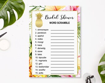 luau word scramble etsy