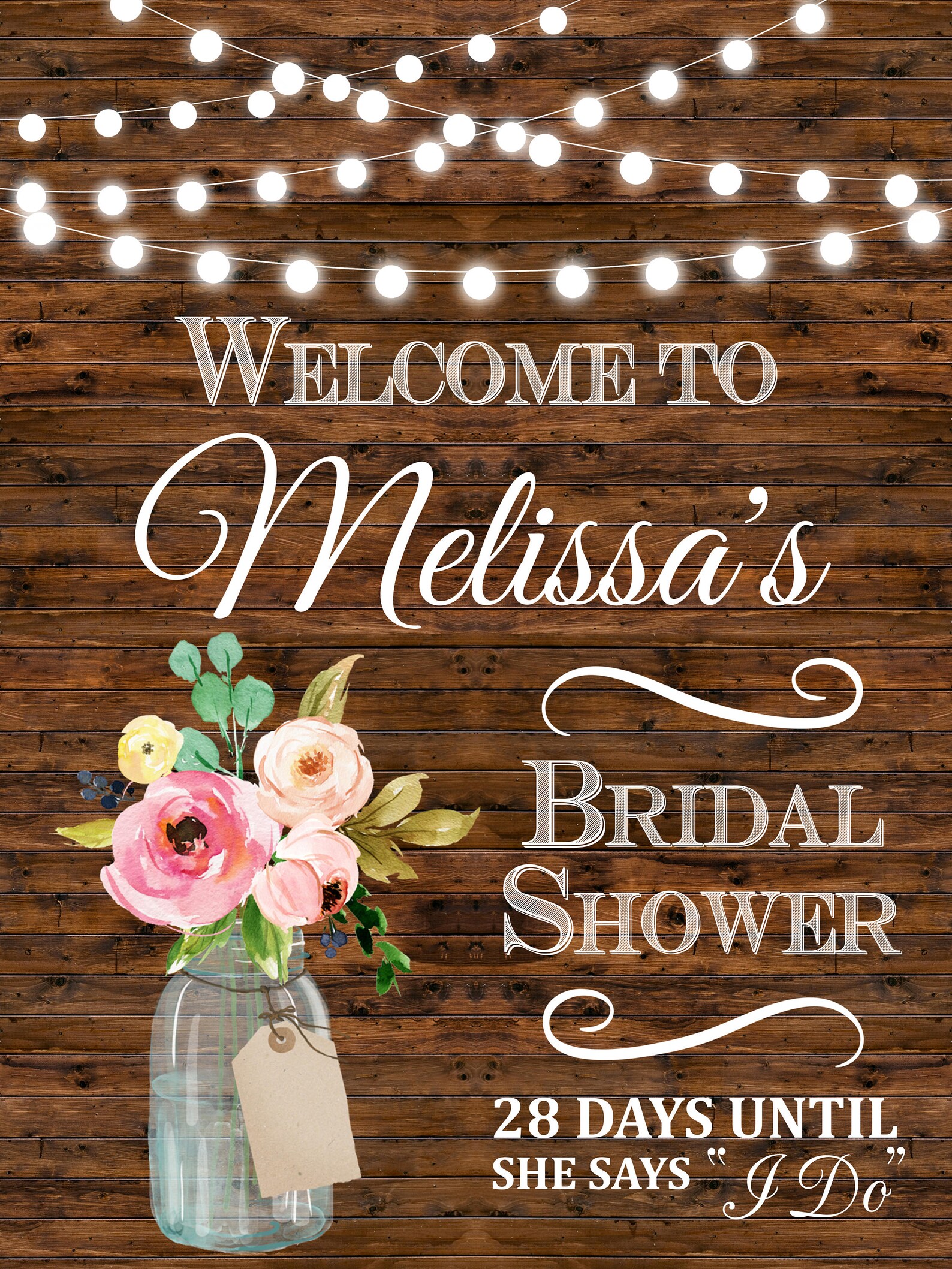 bridal-shower-welcome-sign-printable-floral-rustic-mason-jar-etsy