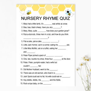 Bumble Bee Baby Shower Games Printable Game Bundle Mommy to Bee Gender ...
