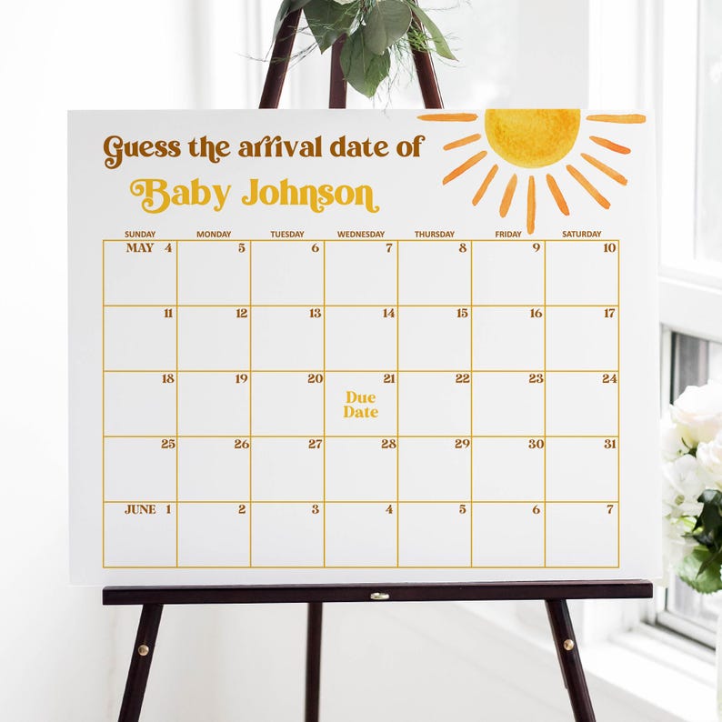Sunshine Favors Please Take One Sign | Here Comes The Sun Birthday Baby Shower Favor Table Printable Sign PDF, 0118 image 7