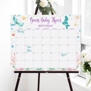 Guess the clearance baby date calendar