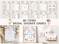 Editable Wildflower Bridal Shower Game Bundle Floral Bridal Shower Games Template Printable Corjl 0123