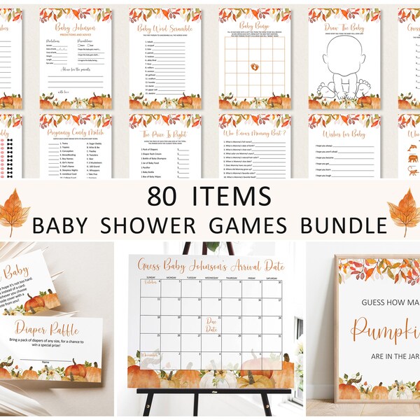 Fall Baby Shower - Etsy