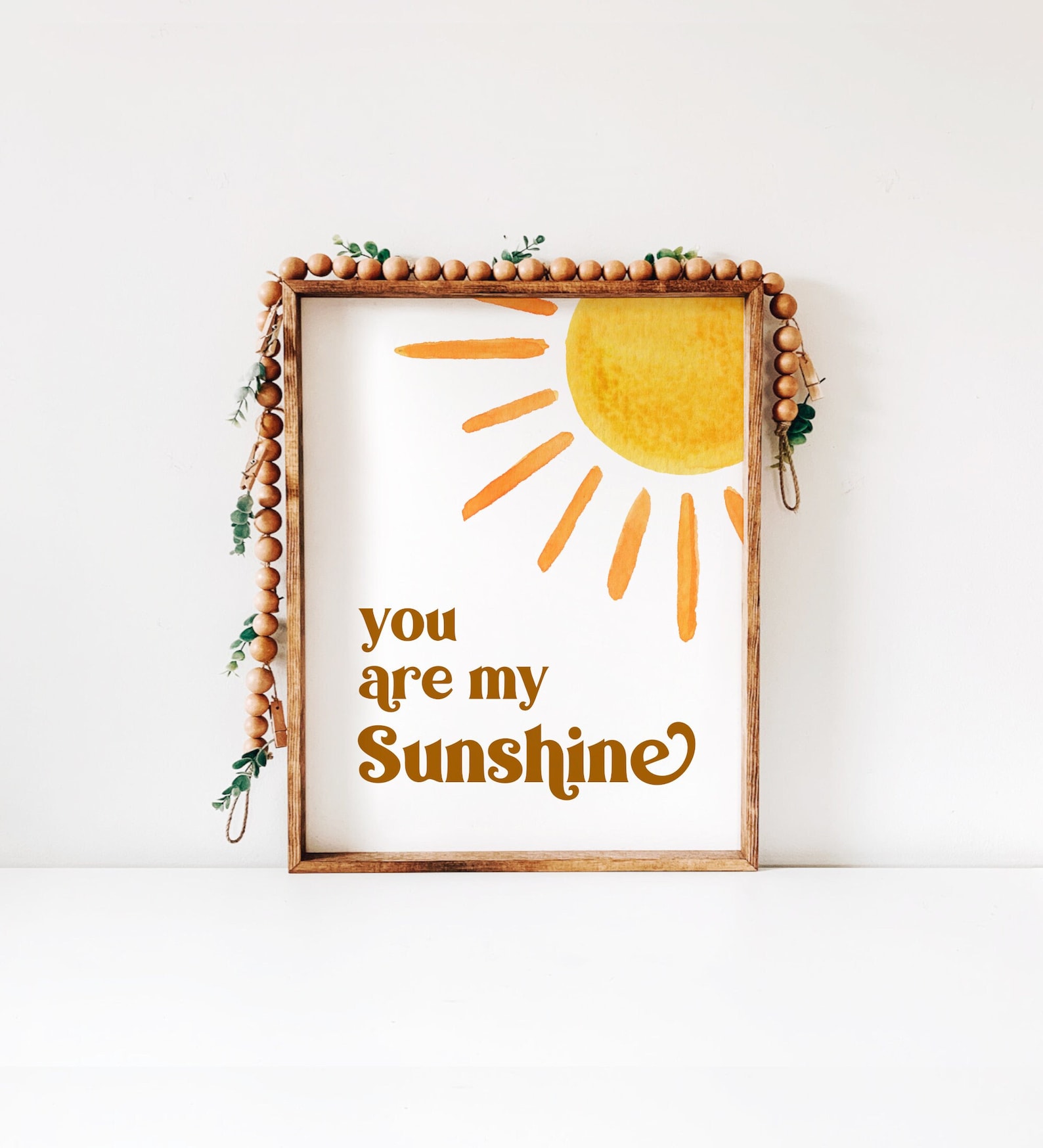 You Are My Sunshine Decor 8x10 Printable Digital Wall Art Etsy